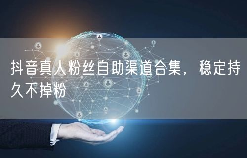 抖音真人粉丝自助渠道合集，稳定持久不掉粉