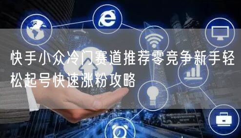快手小众冷门赛道推荐零竞争新手轻松起号快速涨粉攻略