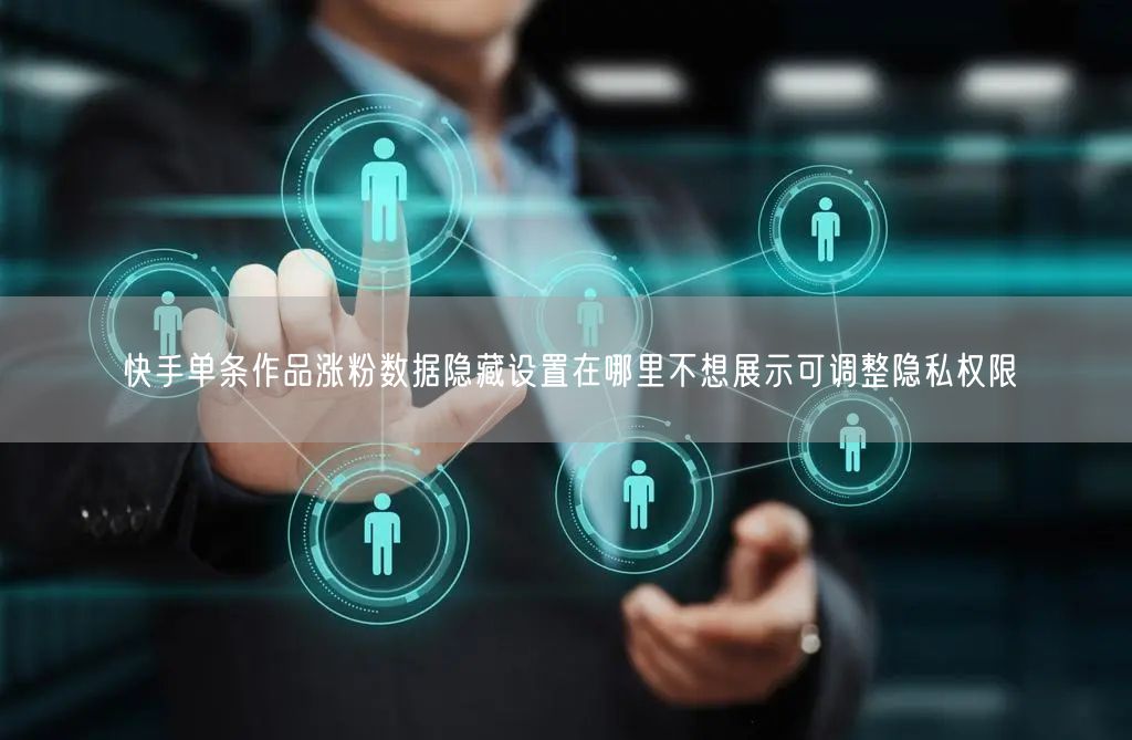 快手单条作品涨粉数据隐藏设置在哪里不想展示可调整隐私权限