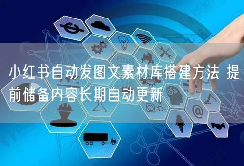 小红书自动发图文素材库搭建方法 提前储备内容长期自动更新