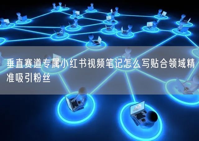 垂直赛道专属小红书视频笔记怎么写贴合领域精准吸引粉丝