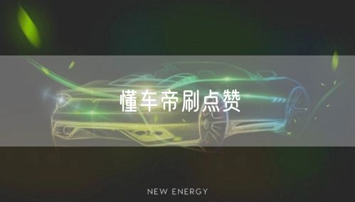 懂车帝刷点赞