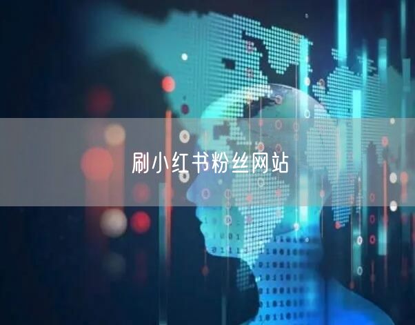 刷小红书粉丝网站