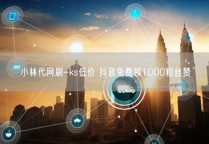 小林代网刷-ks低价 抖音免费领1000粉丝赞