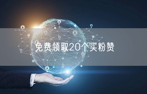 免费领取20个买粉赞