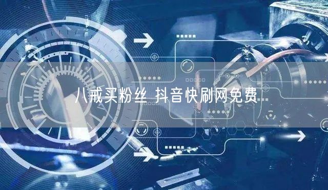 八戒买粉丝 抖音快刷网免费