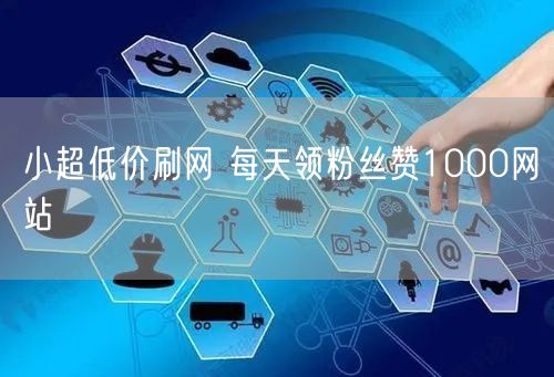 小超低价刷网 每天领粉丝赞1000网站