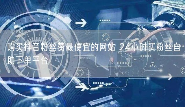 购买抖音粉丝赞最便宜的网站 24小时买粉丝自助下单平台