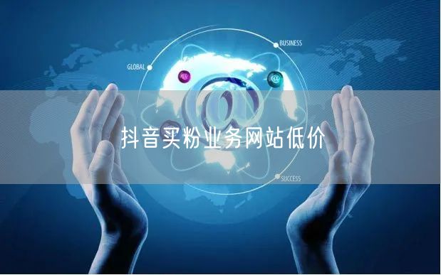 抖音买粉业务网站低价