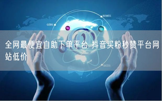 全网最便宜自助下单平台 抖音买粉秒赞平台网站低价